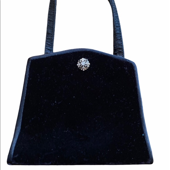 Velvet handheld bag - Picture 3 of 4